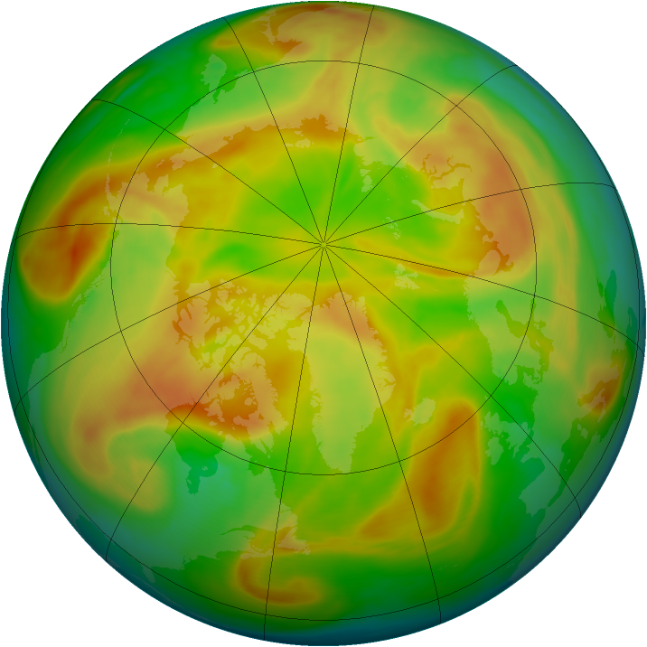 Arctic ozone map for 26 April 2008